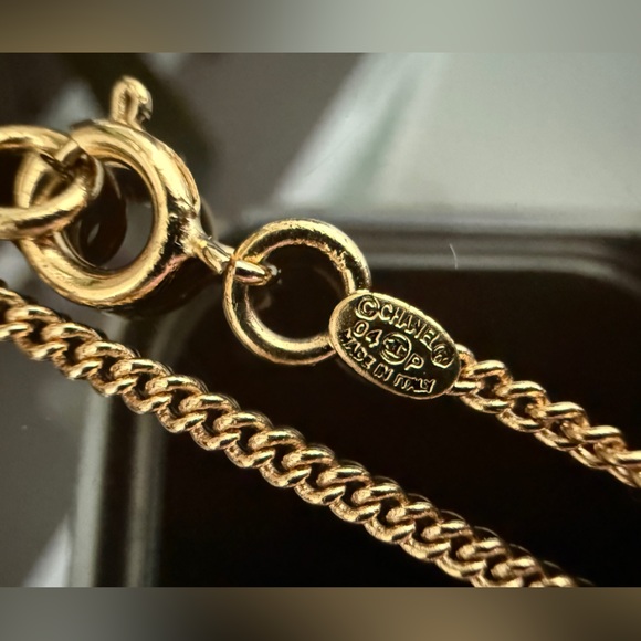 LOT 2003 24K gold plated CHANEL vintage necklace - Picture 6 of 9